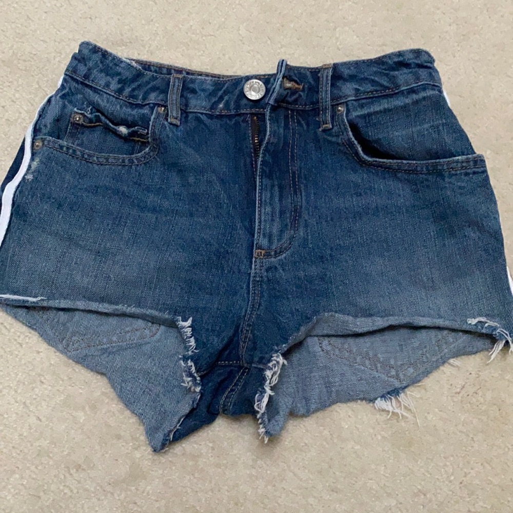 garage jean shorts